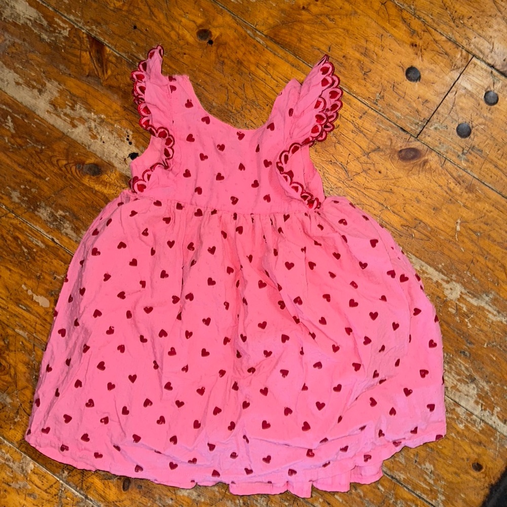 Girls heart dress